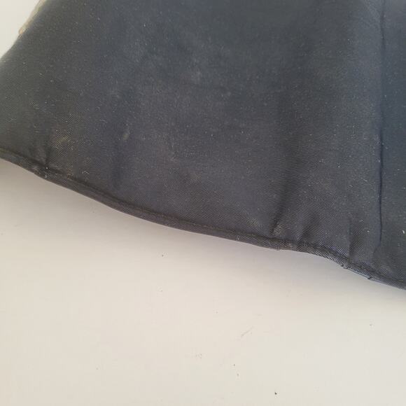 PRADA Tessuto Nero Black Leather Logo Plate Wallet Medium Envelope Medium Nylon - Picture 10 of 13